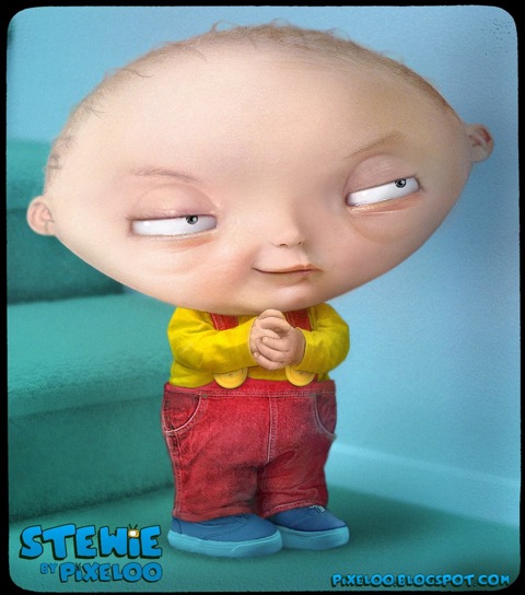 real stewie family guy
