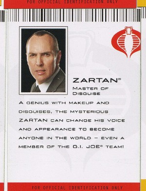 Zartan (Arnold Vosloo) from G.I. Joe