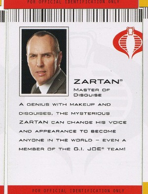 Zartan (Arnold Vosloo) from G.I. Joe Zartan (Arnold Vosloo) from G.I. Joe