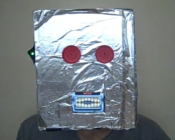 Robot Mask with iPhone