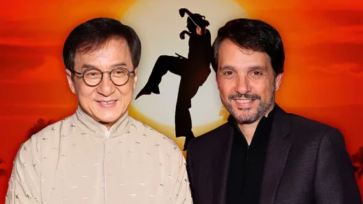 Jackie Chan and Ralph Macchio