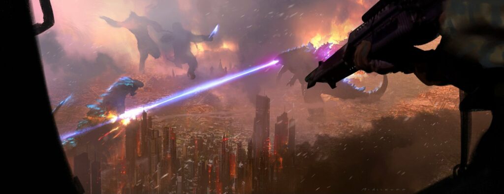 Godzilla x Kong The New Empire Concept Art